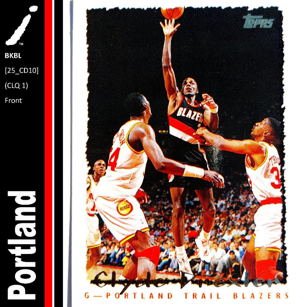 Portland Trailblazers (Clyde Drexler) - BKBL [25_CD10]